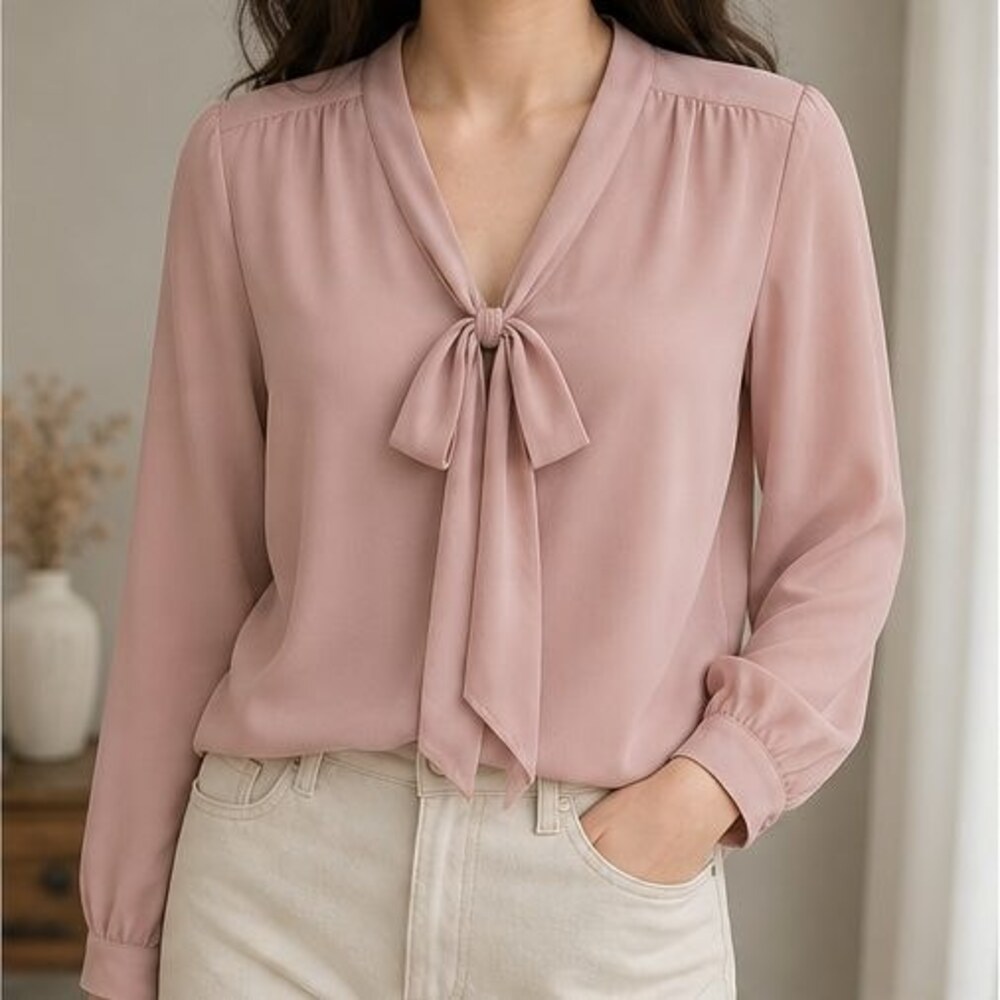 Blush Puff Sleeve Top - Picture 2 of 6